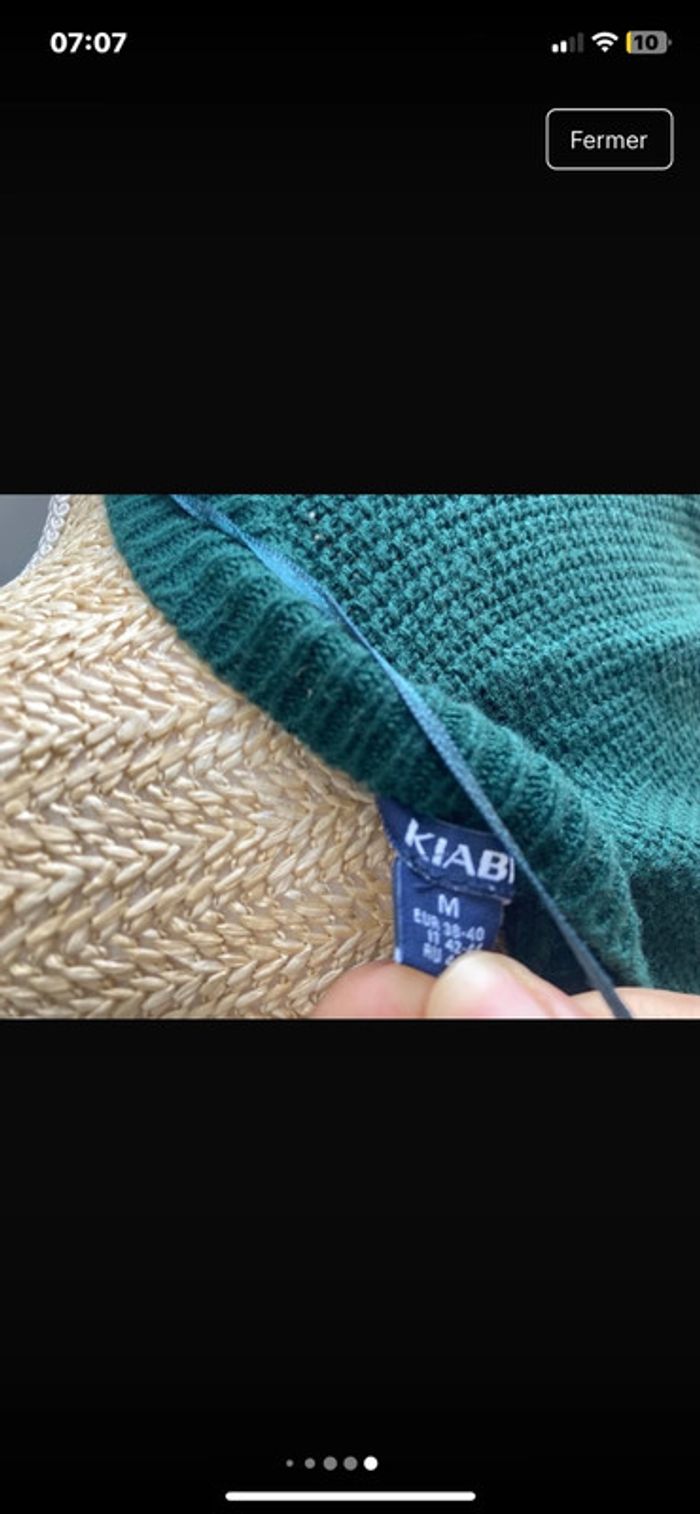 Robe pull manches 3/4 kiabi femme robe hiver en maille m - photo numéro 5