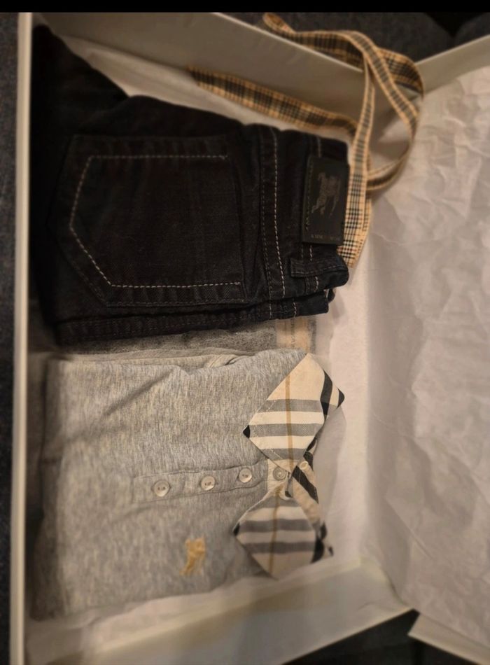 Lots vêtements bb 6. 12 mois burberry - photo numéro 4