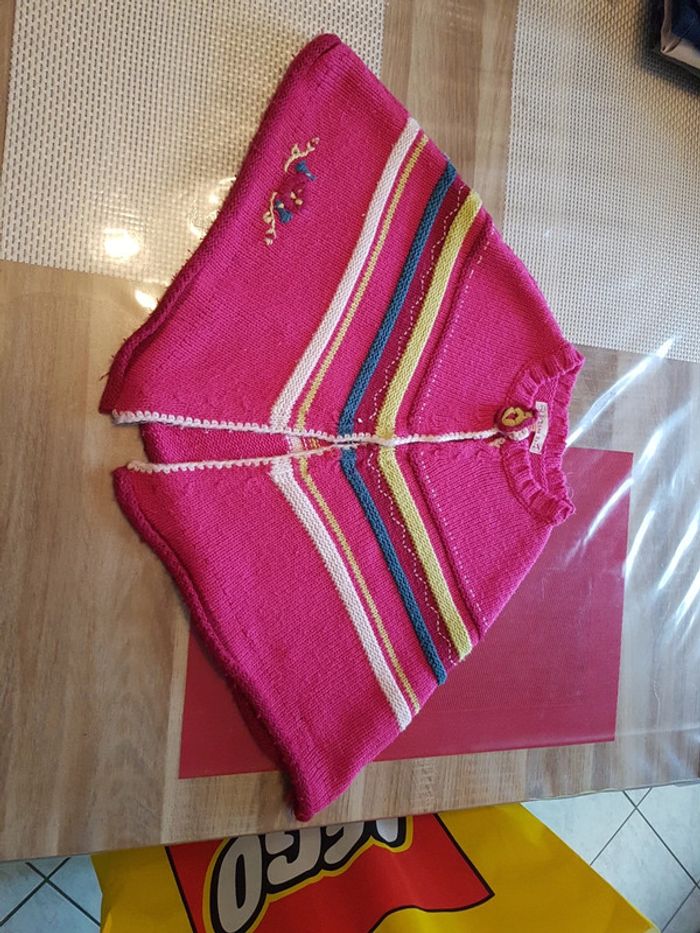 Gilet poncho 6 ans