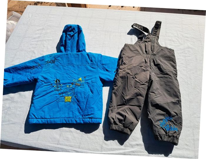 Combinaison manteau + salopette Ski Polochon 2A fourré - photo numéro 10