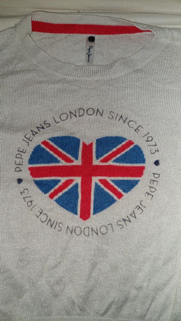 Pull fille 8 ans beige Pepe jeans - photo numéro 3