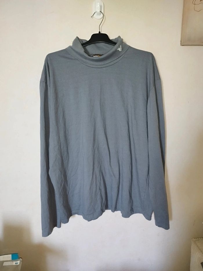 T-shirt col roulé Big size - photo numéro 5