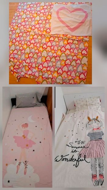 Lot de 3 parures de lit