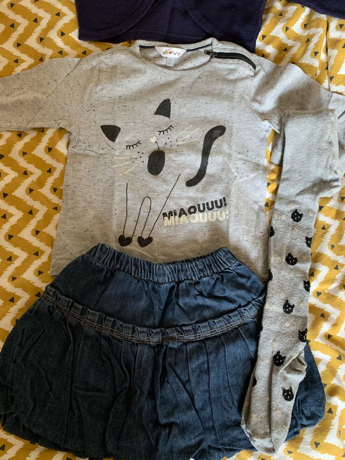 Deux tenues fille automne hiver 2ans - photo numéro 4