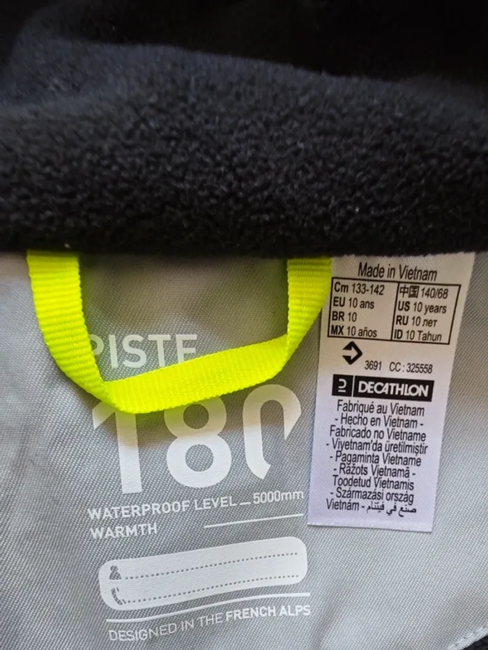 Manteau ski wedze 10 ans - photo numéro 3