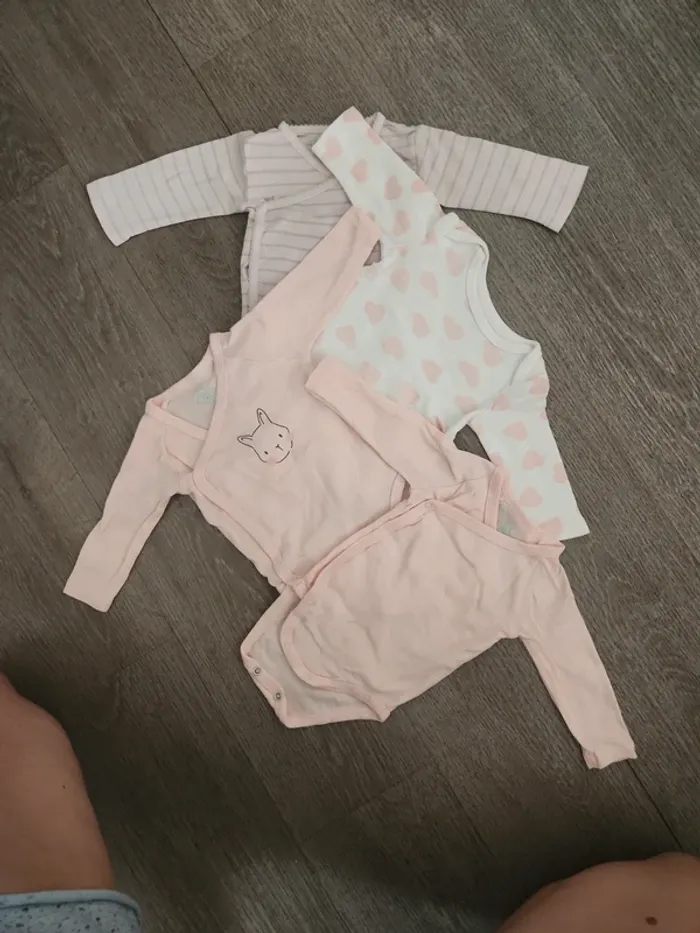 Lot de 4 body manches longues