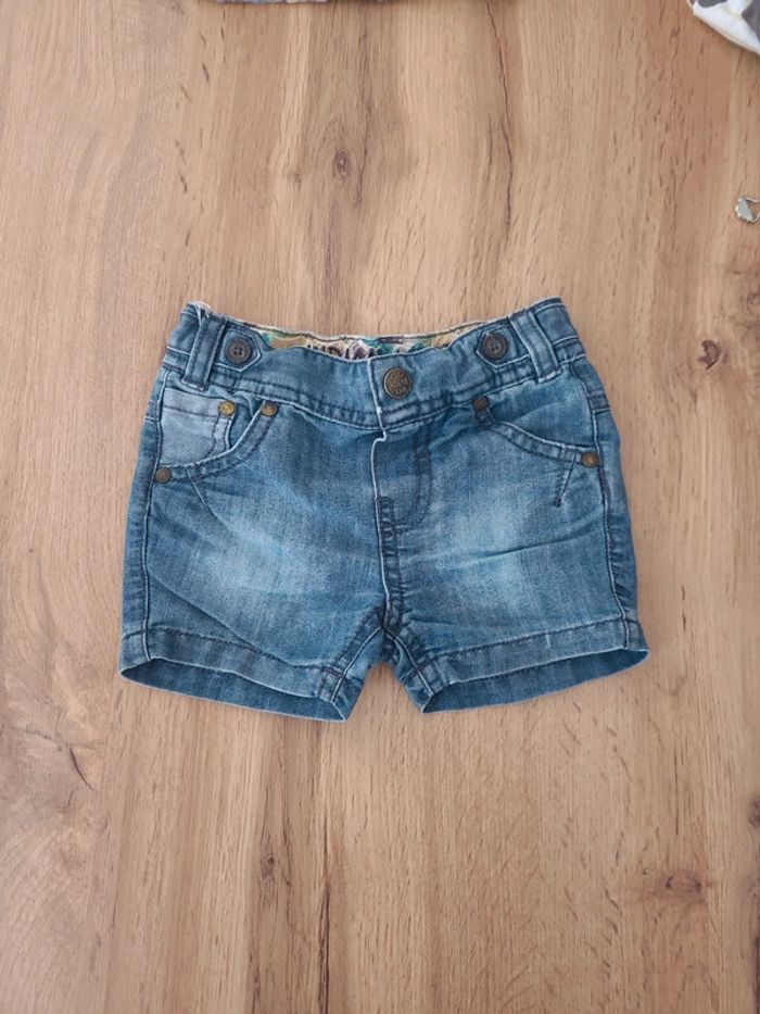 Short en jean Garçon 9-12 mois tape à l oeil