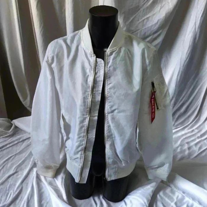 Blouson leger homme🌹 L🌹 blanc