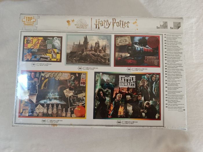 A saisir, NEUF , pack de 5 puzzles " Harry Potter" (Bien lire merci) - photo numéro 2