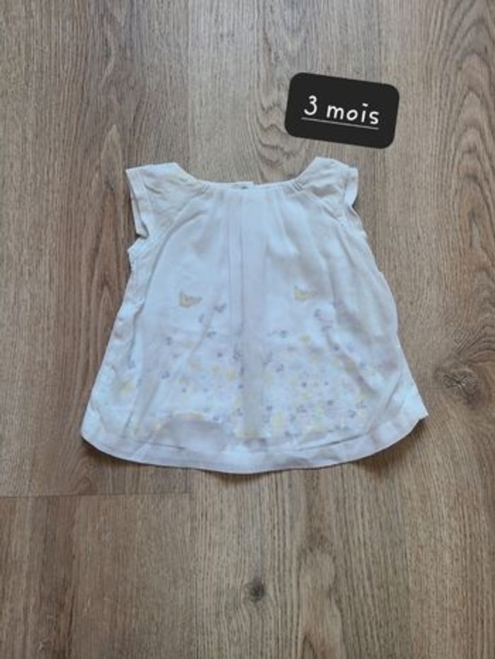 Haut fille été  3 mois
