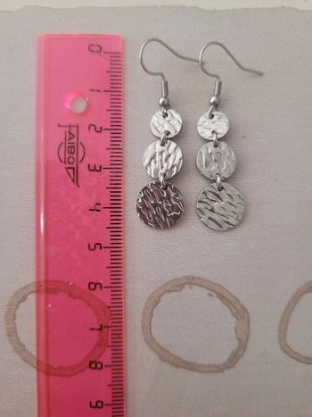 Boucles d'oreilles en acier inoxydable