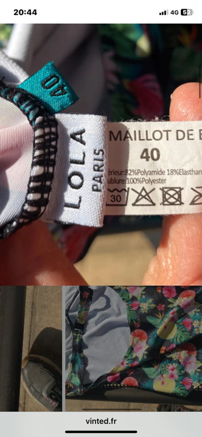 Magnifique Maillot de bain 🩱 une pièce Lola 40 - photo numéro 4