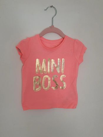 T-shirt fluo mini boss