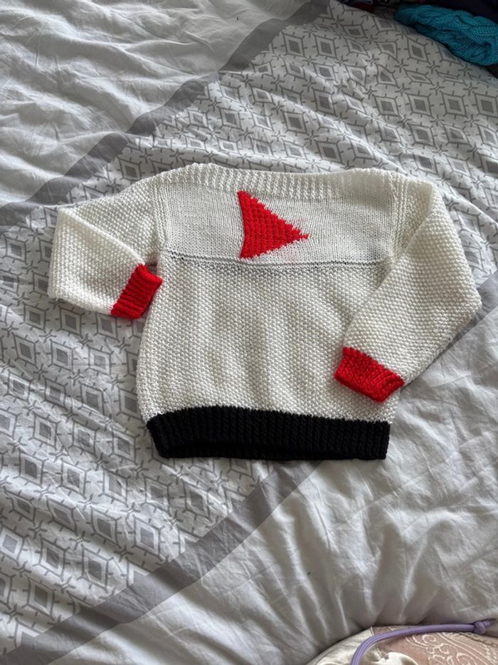 Pull fait main 3 ans