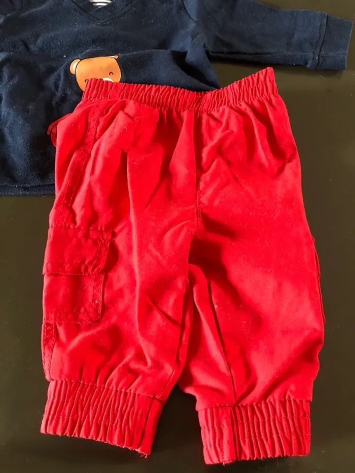 Ensemble tee shirt et pantalon 3 mois - photo numéro 3