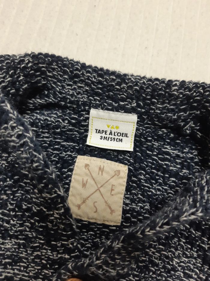 Gilet en maille Tape à l'oeil 3 mois - photo numéro 3