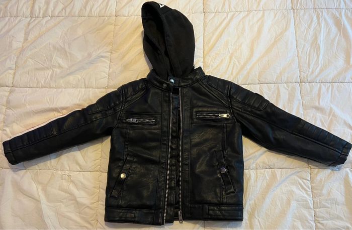 Veste en cuir C&A garçon - photo numéro 8