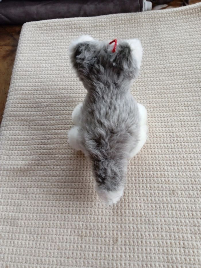 Peluche chien husky - photo numéro 3