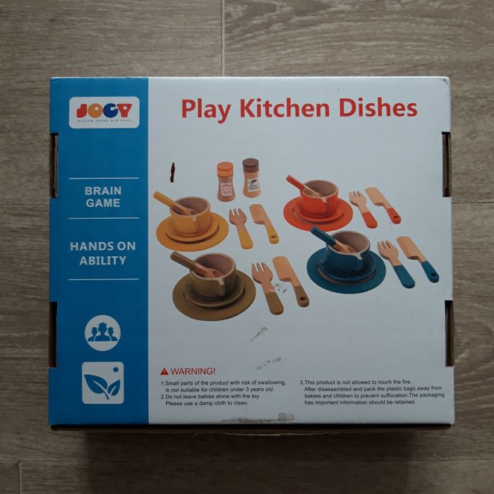 Jouet set de cuisine en bois NEUF - photo numéro 2