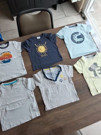 Lot de 6 t-shirts