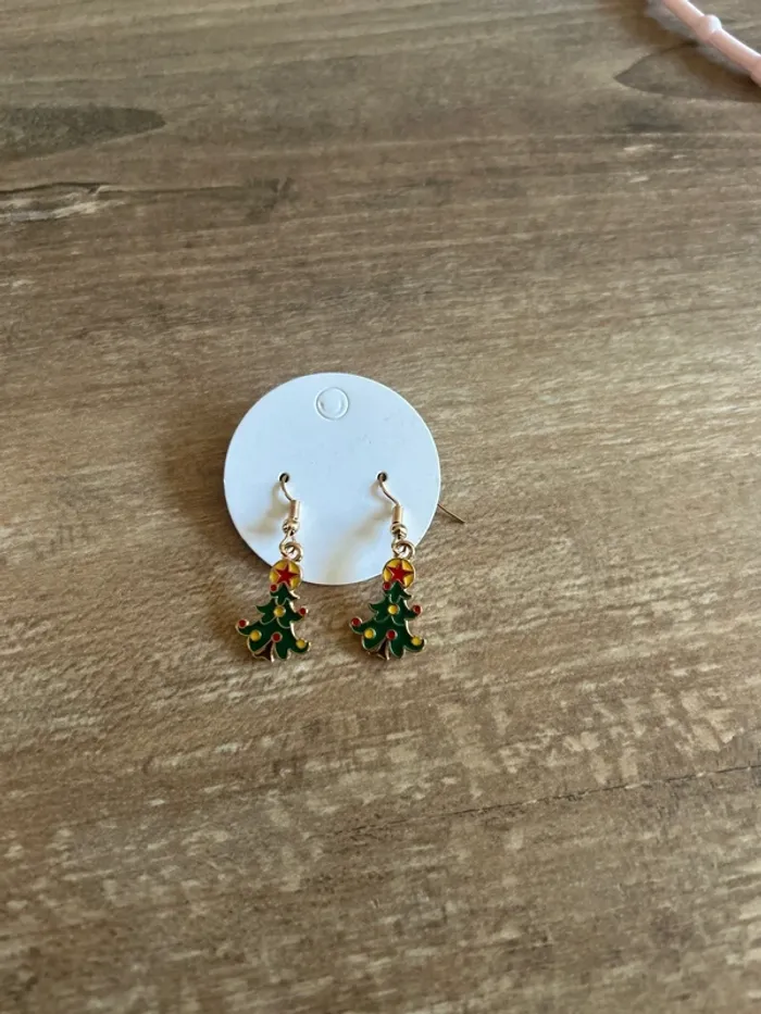 Boucles d’oreilles de Noël 🎅 neuve