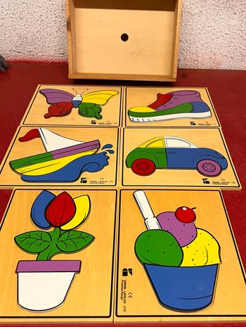 6 puzzles en bois Doron