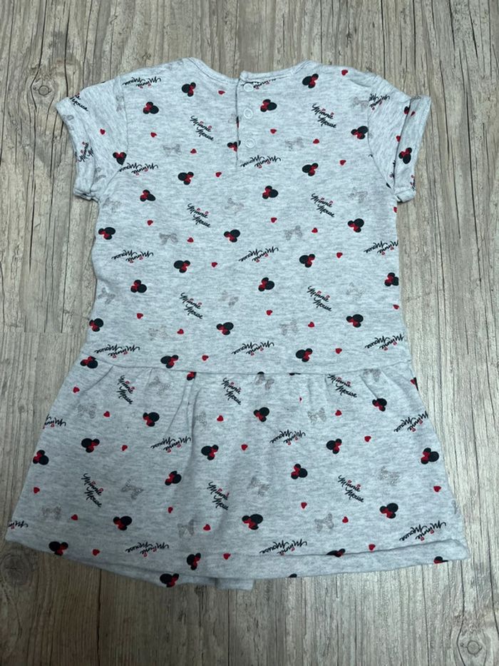Robe grise Minnie taille 18 mois - photo numéro 2