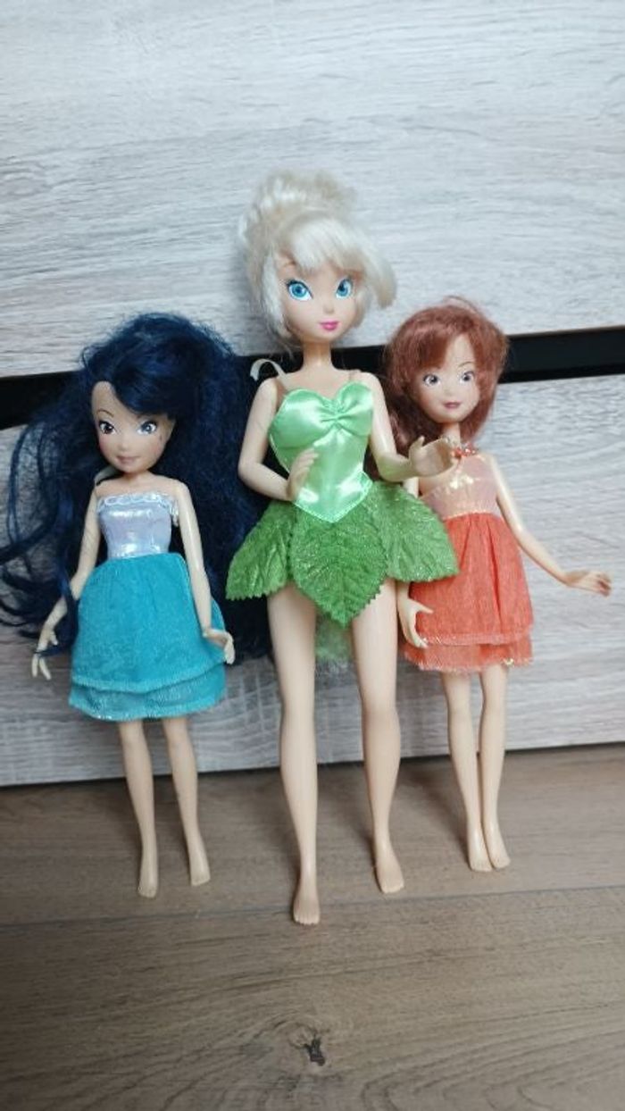 Lot poupées fée clochette et ses amies Disney