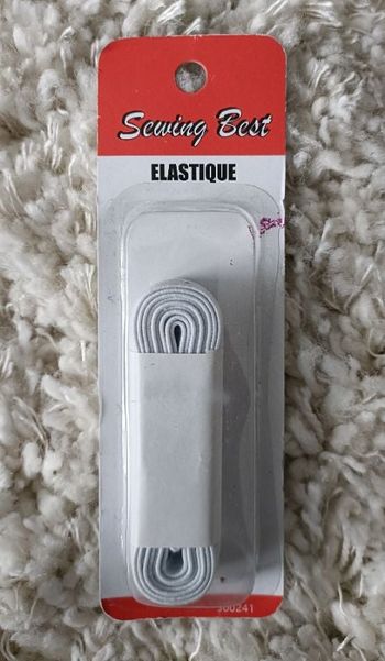 1 bande d'élastique blanche pour la couture