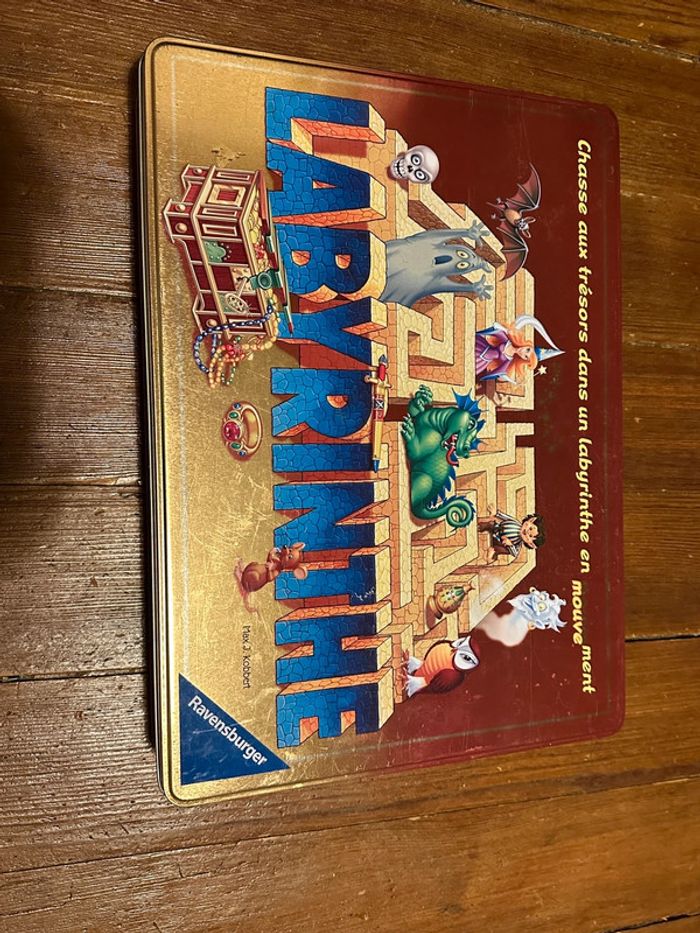 Ravensburger jeu de société Labyrinthe original boîte métal métallique collector édition spéciale