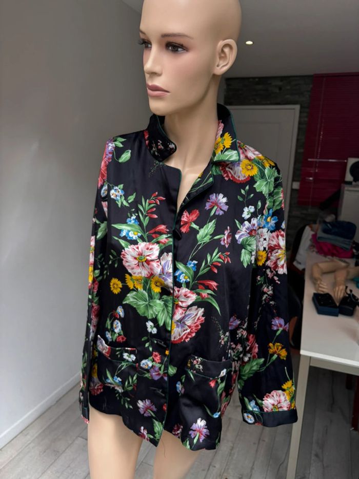 Chemisier fleuri neuf Zara - photo numéro 3
