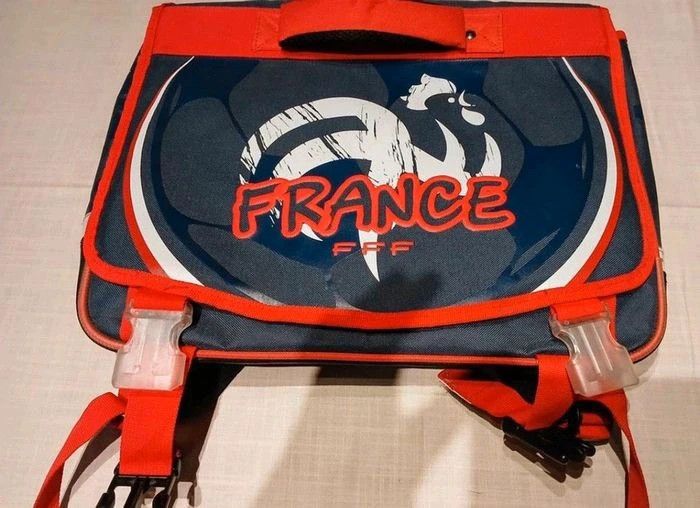 Cartable et sa trousse Assortie Équipe de France de football