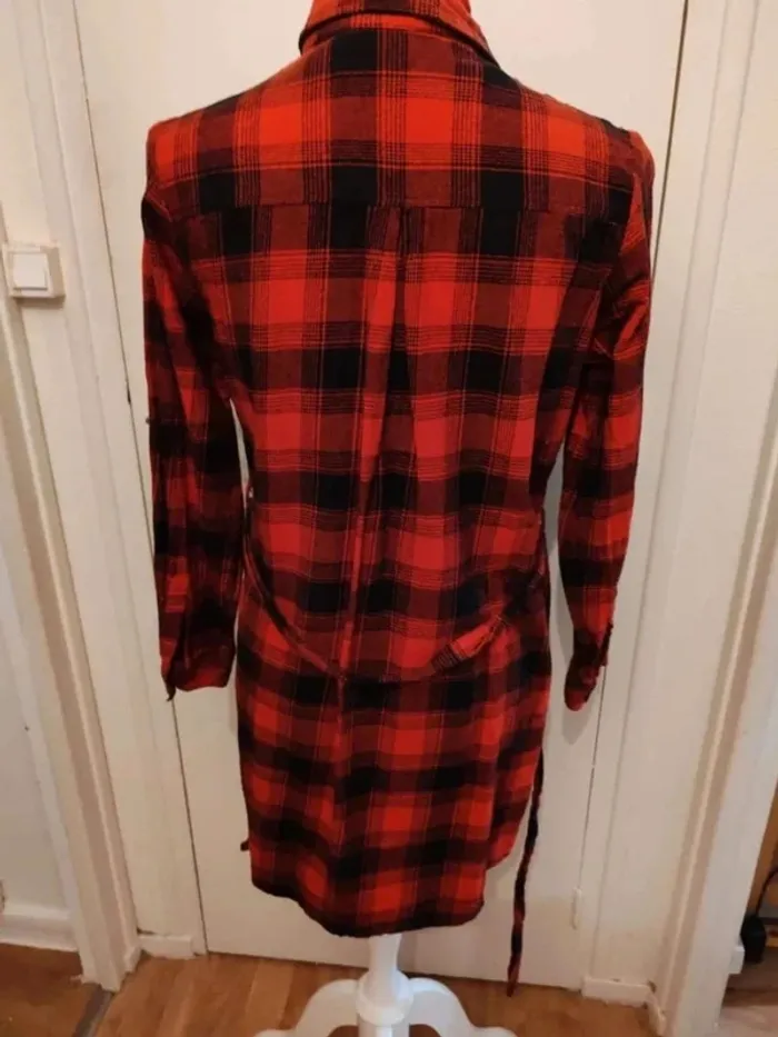 Chemise robe à carreaux Lola Paris taille 40 - photo numéro 5