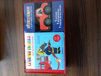 Coffret p'tit loup veut devenir pompier