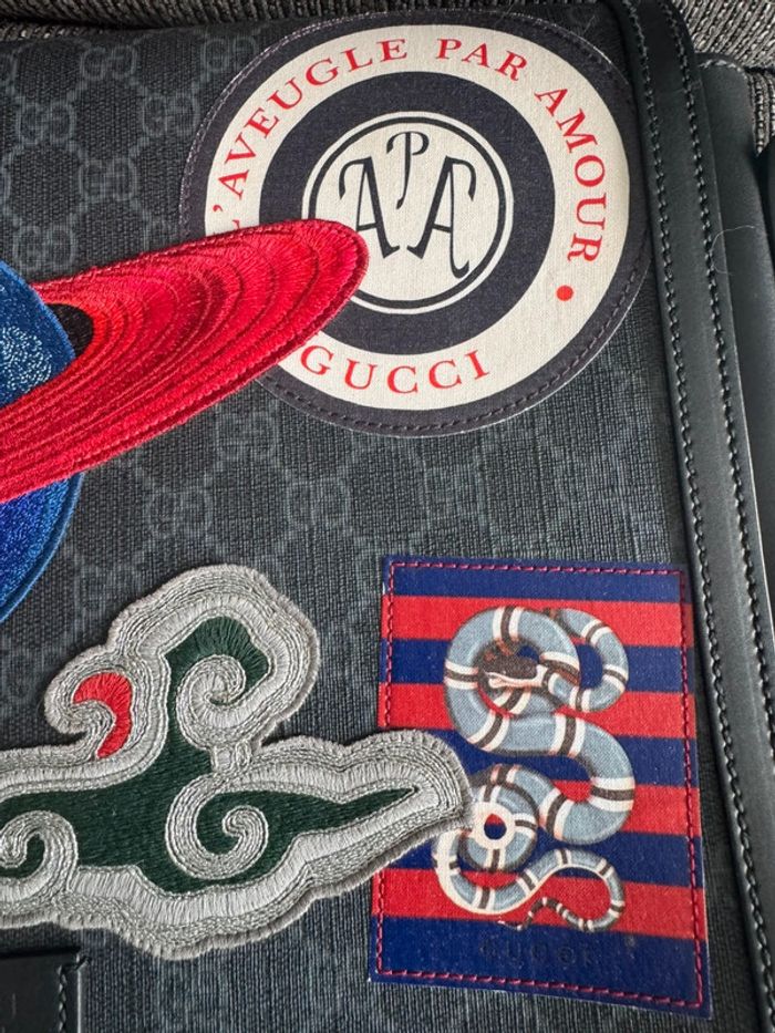 Sac bandoulière Gucci GG Suprême en cuir - photo numéro 19