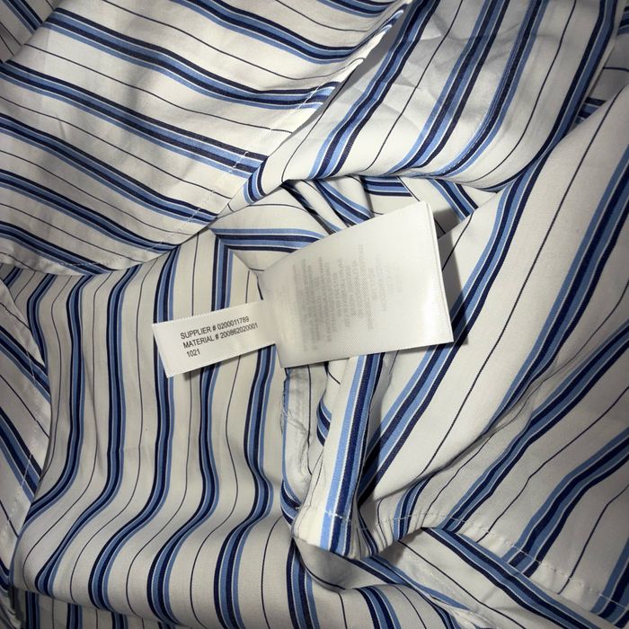 Robe-chemise Ralph Lauren en popeline de coton rayée. Neuve. Taille 6. - photo numéro 4