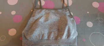 Belle brassière sport femme Gymshark S gris comme neuve