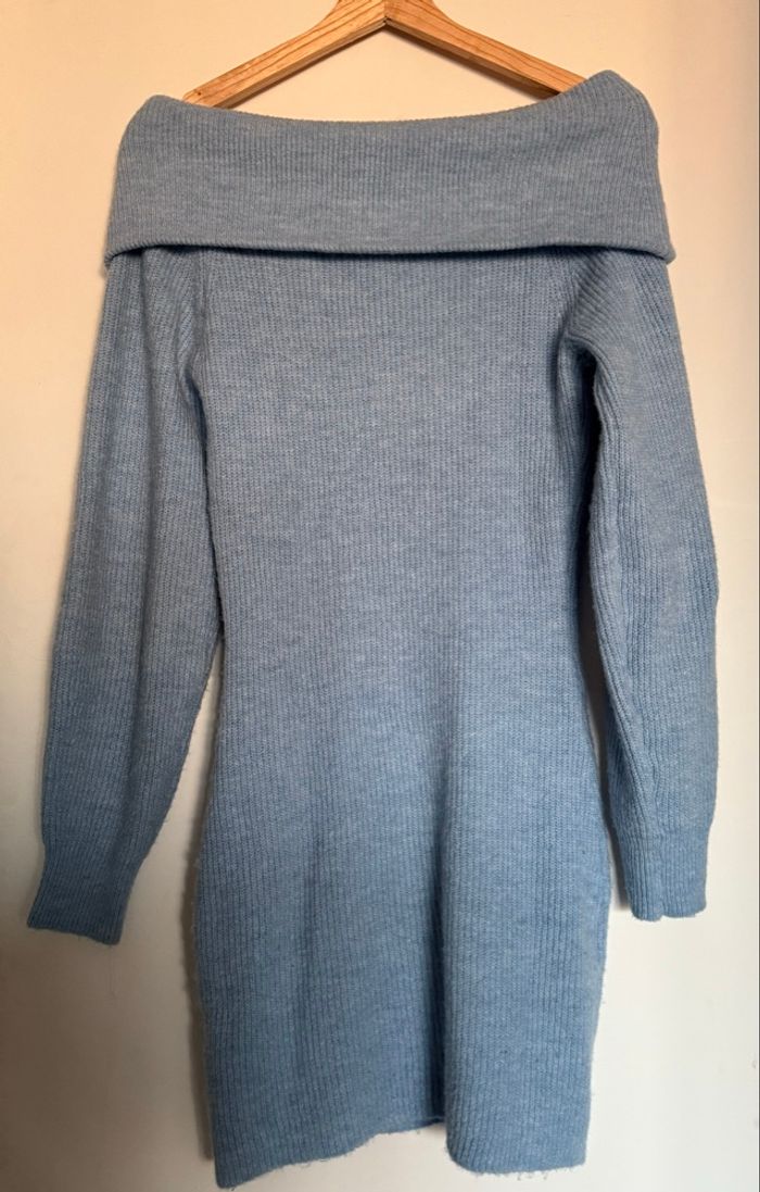 Robe pull bleu H&M - photo numéro 4