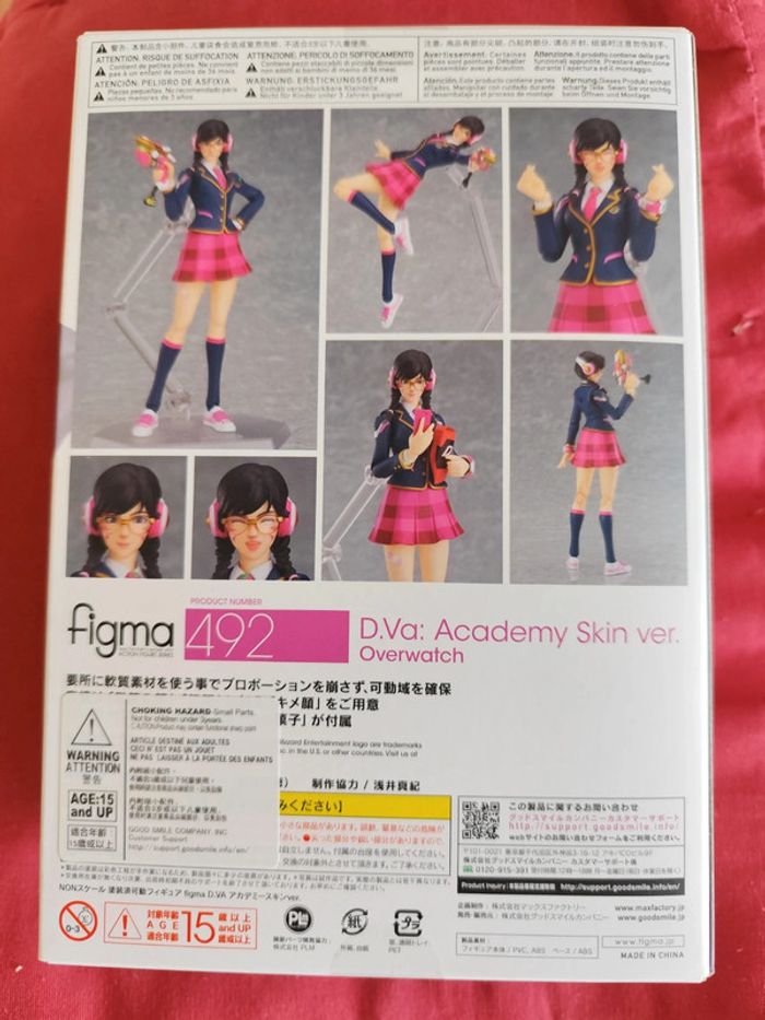 Figurine overwatch officielle D Va Figma 492 neuf - photo numéro 4