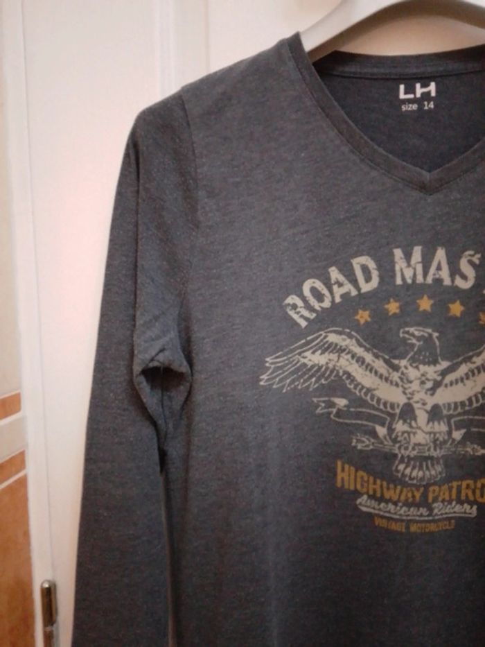 T-shirt manches longues "Road Masters" T.14 ans - LH - photo numéro 5