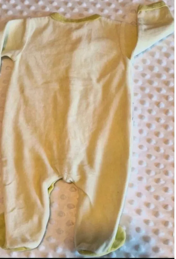 Pyjama  velours 1  mois vert  Animaux - photo numéro 2