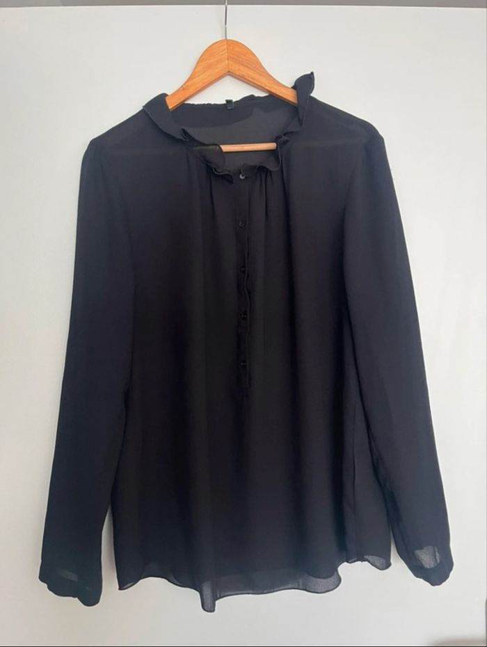 Blouse noir Benetton - photo numéro 3