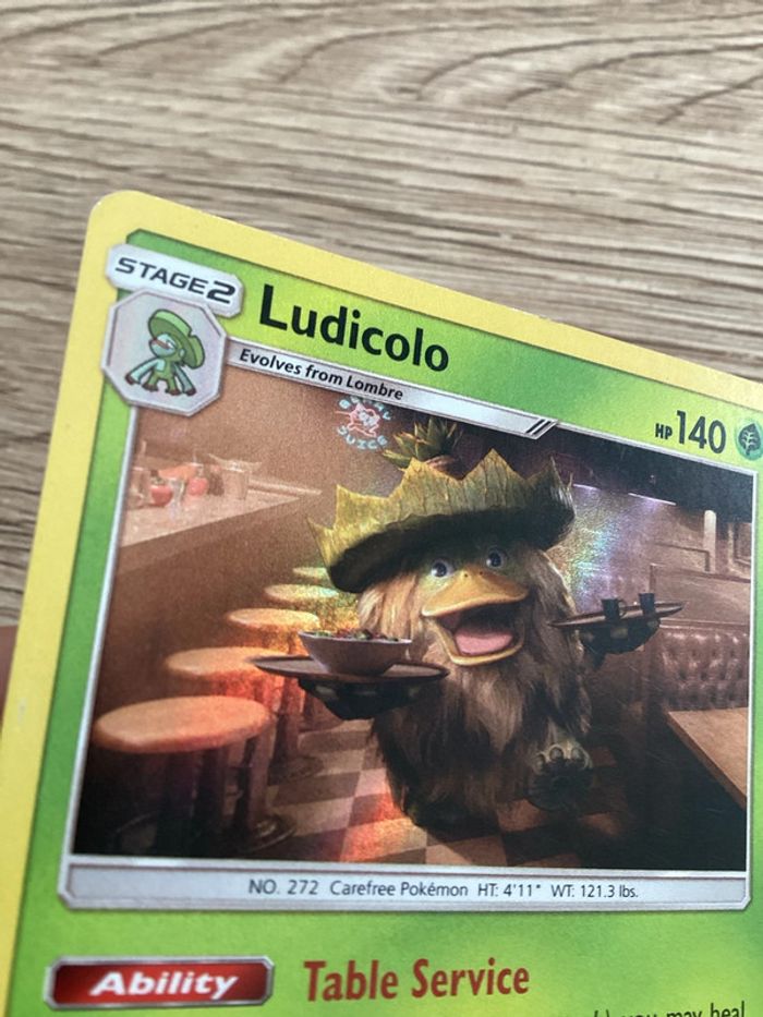 carte Pokémon 2/18 ludicolo holo holographique anglais ANG année 2019 - photo numéro 2