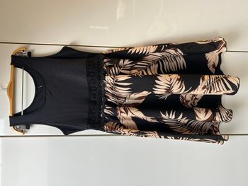 Robe noire et brune Shein - Taille 38