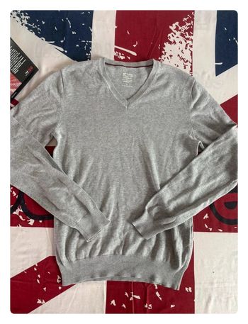 Sweat col V Celii taille S gris