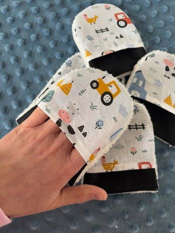 Petit gant de toilette pour enfant