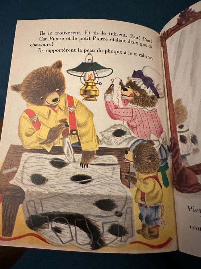 Livre ancien Un petit livre d’or deux coqs Pierre l’Ours 340 album vintage carton - photo numéro 6