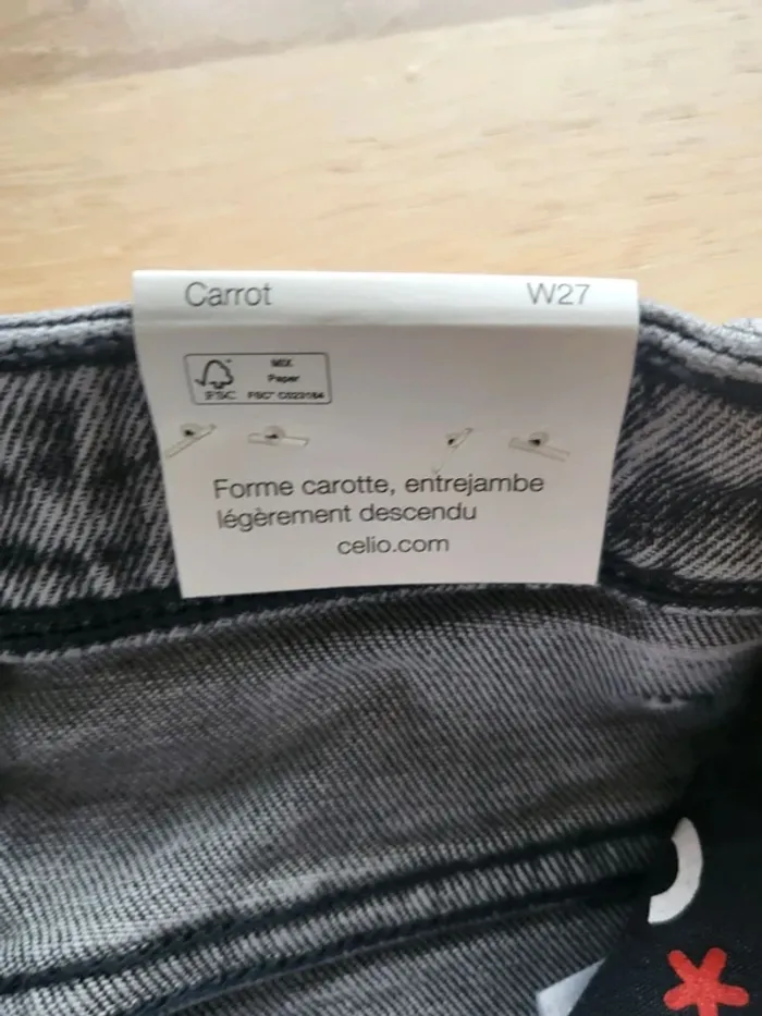๐ฆ Jean Celio W27 coupe Carrot Neuf - photo numรฉro 18