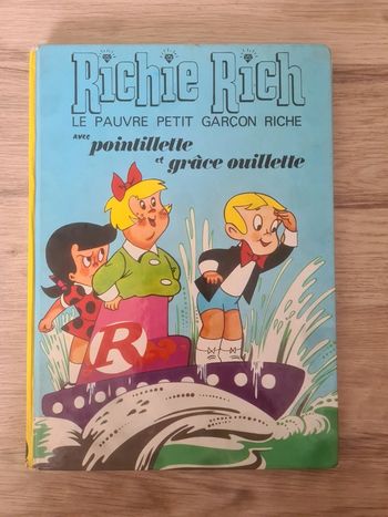 Richie Rich le pauvre petit garçon riche avec pointillette et grâce ouillette