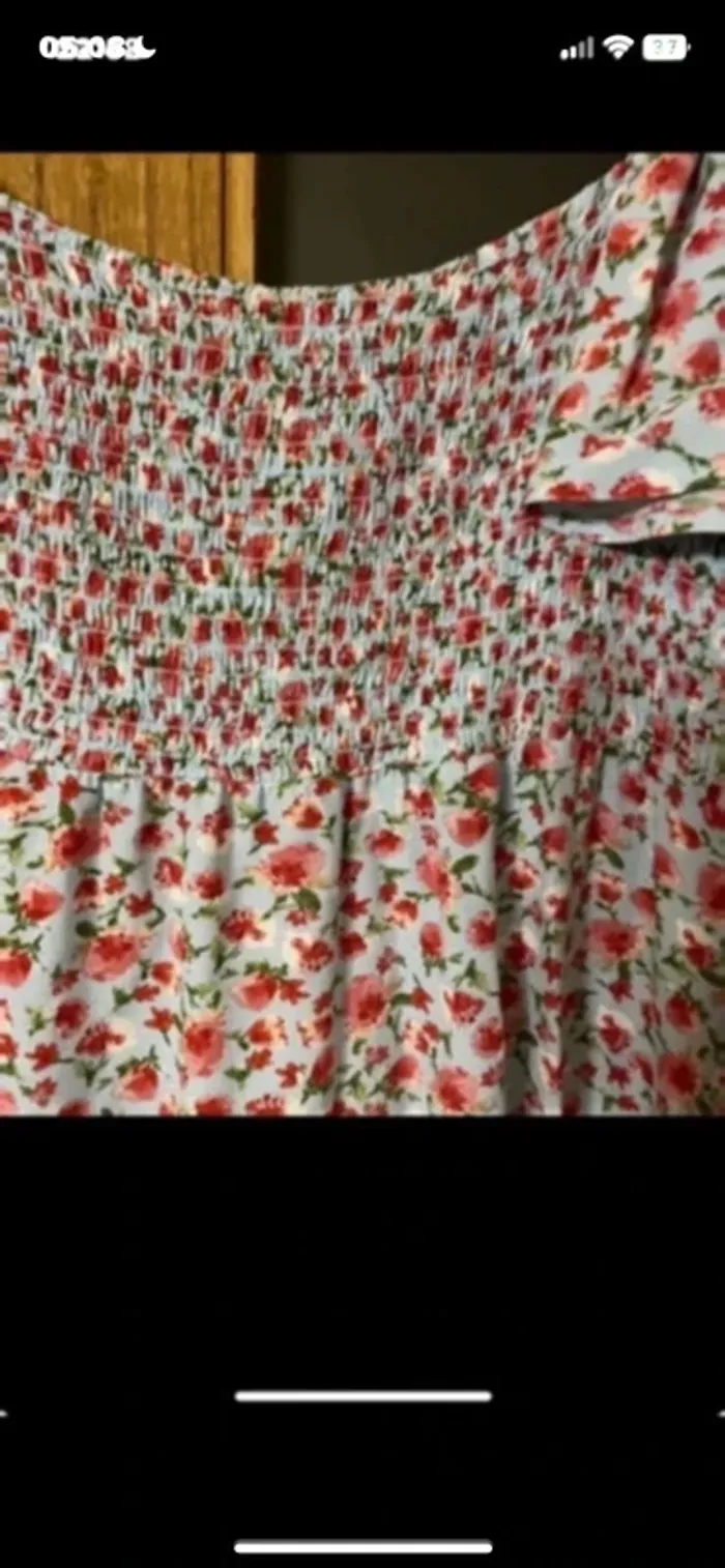 Robe à manches volants Zara taille L - photo numéro 5